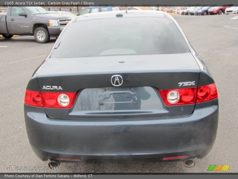 Carbon Gray Pearl / Ebony 2005 Acura TSX Sedan