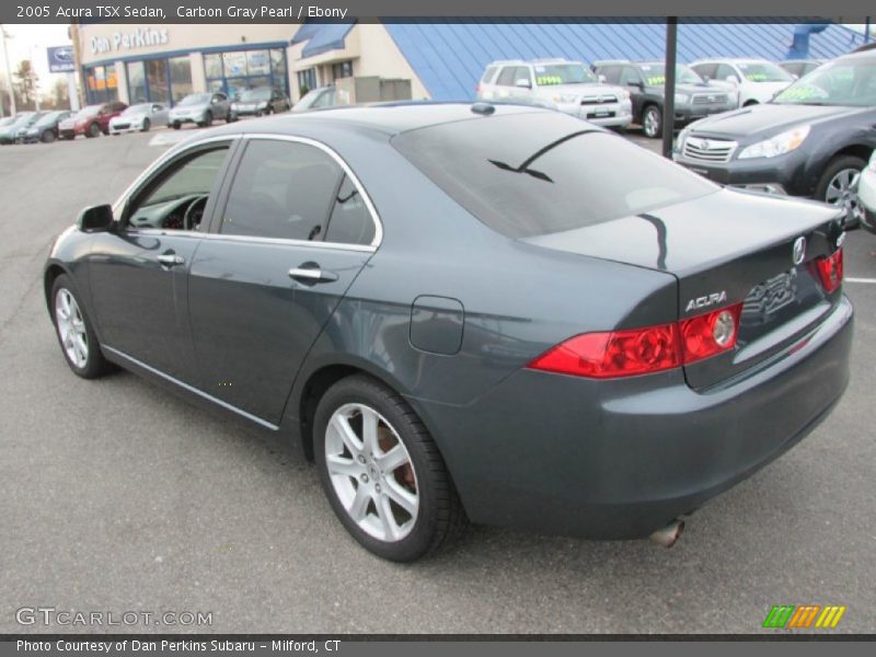 Carbon Gray Pearl / Ebony 2005 Acura TSX Sedan