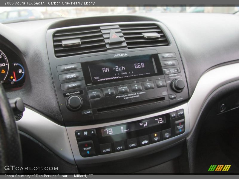 Carbon Gray Pearl / Ebony 2005 Acura TSX Sedan
