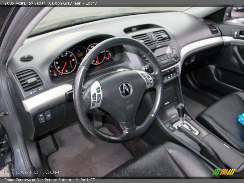 Carbon Gray Pearl / Ebony 2005 Acura TSX Sedan