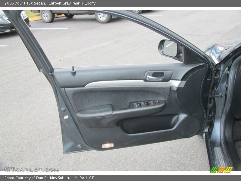 Carbon Gray Pearl / Ebony 2005 Acura TSX Sedan
