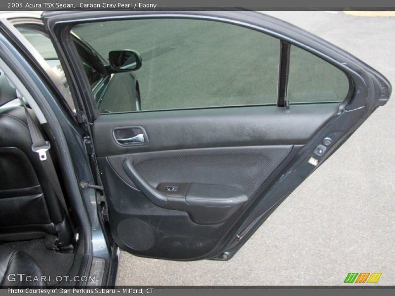 Carbon Gray Pearl / Ebony 2005 Acura TSX Sedan