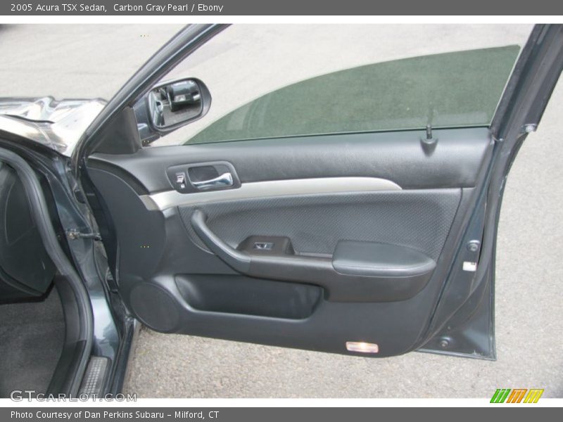 Carbon Gray Pearl / Ebony 2005 Acura TSX Sedan