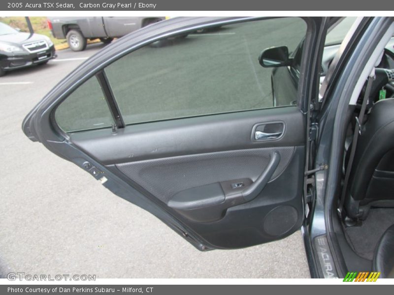 Carbon Gray Pearl / Ebony 2005 Acura TSX Sedan
