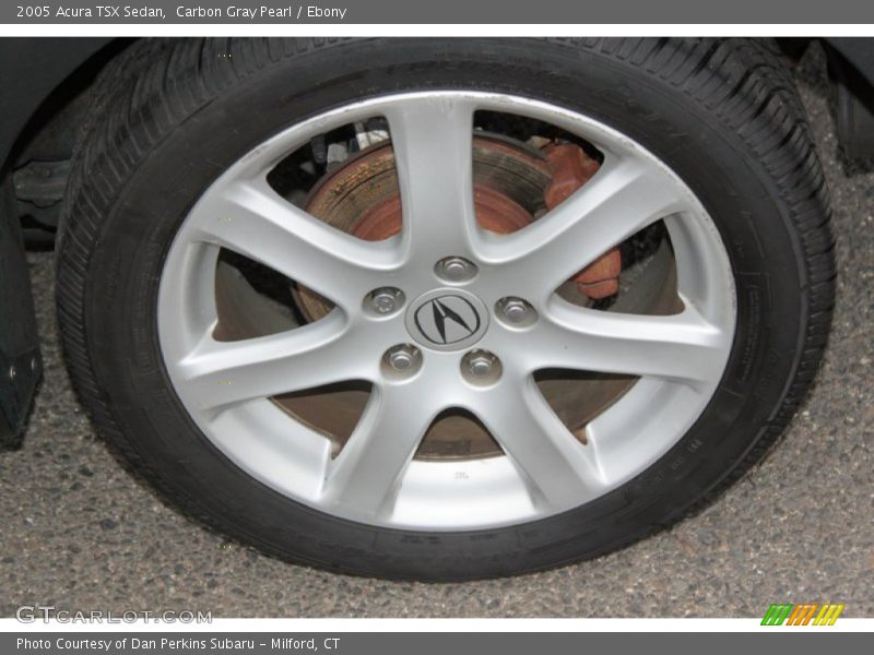 Carbon Gray Pearl / Ebony 2005 Acura TSX Sedan