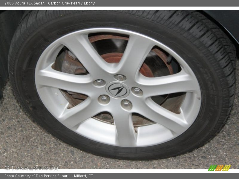 Carbon Gray Pearl / Ebony 2005 Acura TSX Sedan