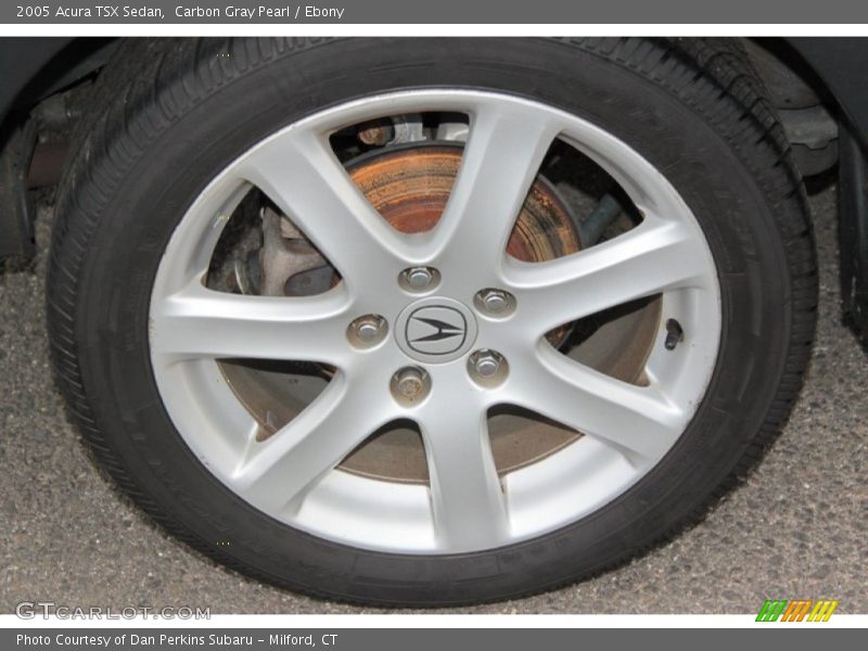 Carbon Gray Pearl / Ebony 2005 Acura TSX Sedan