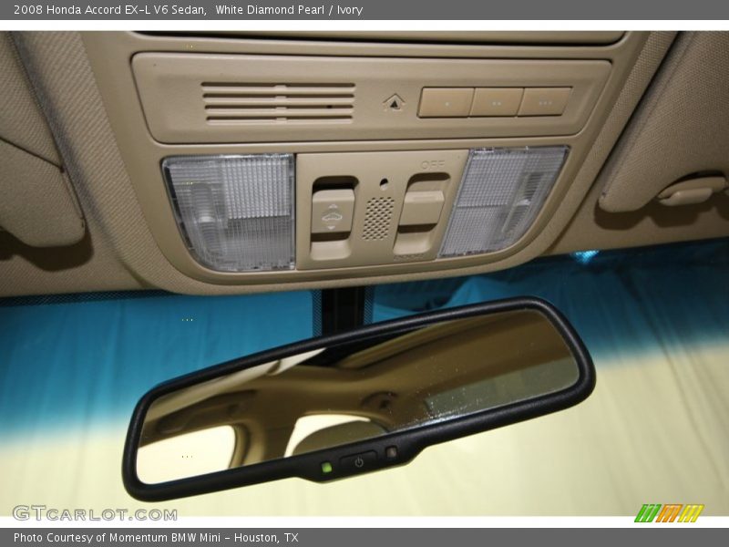 White Diamond Pearl / Ivory 2008 Honda Accord EX-L V6 Sedan