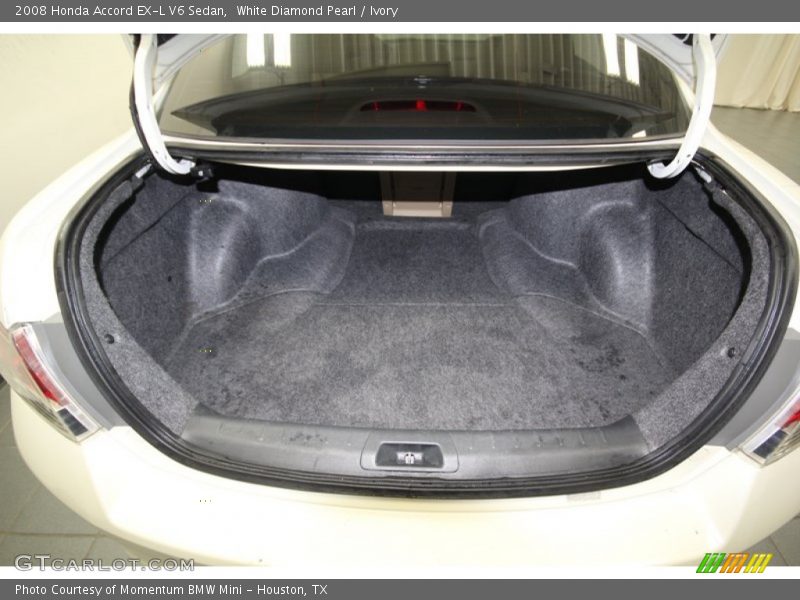 White Diamond Pearl / Ivory 2008 Honda Accord EX-L V6 Sedan