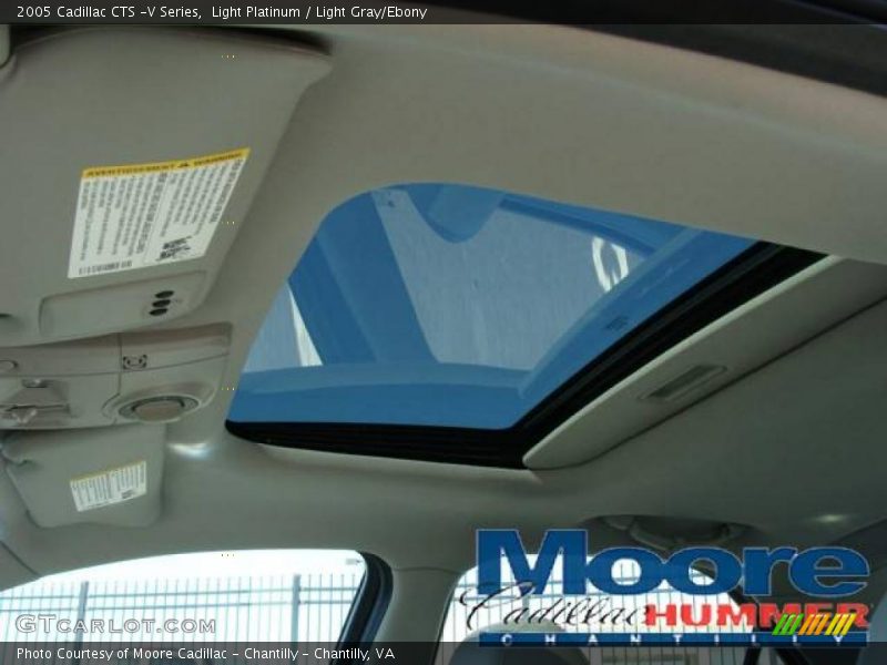 Light Platinum / Light Gray/Ebony 2005 Cadillac CTS -V Series