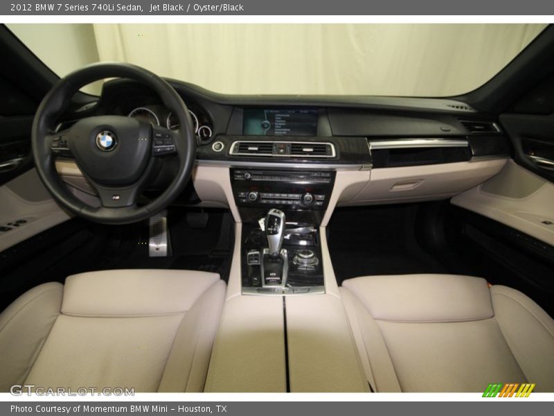 Jet Black / Oyster/Black 2012 BMW 7 Series 740Li Sedan