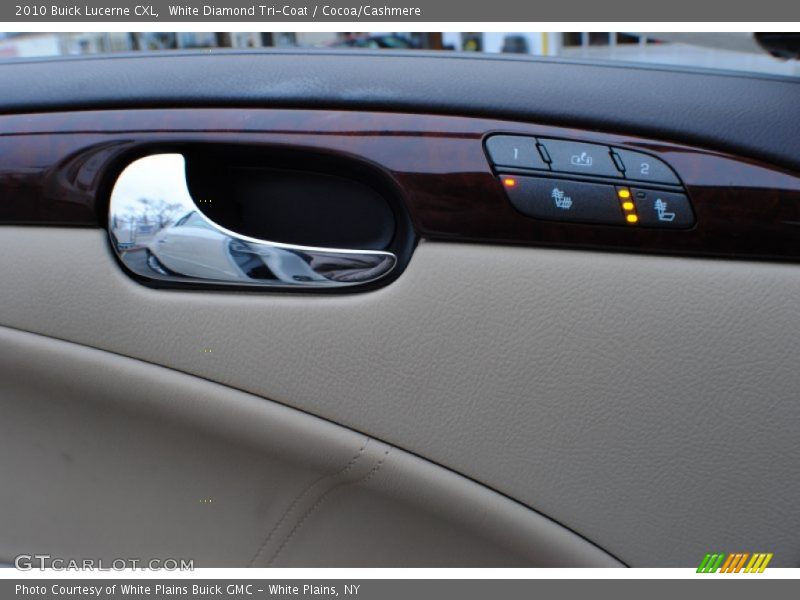 White Diamond Tri-Coat / Cocoa/Cashmere 2010 Buick Lucerne CXL