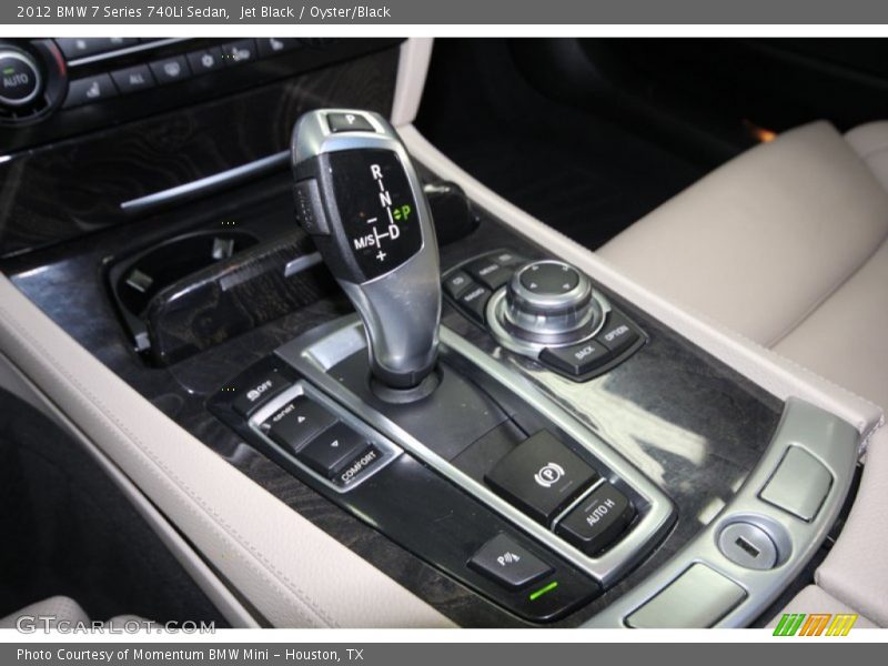 Jet Black / Oyster/Black 2012 BMW 7 Series 740Li Sedan