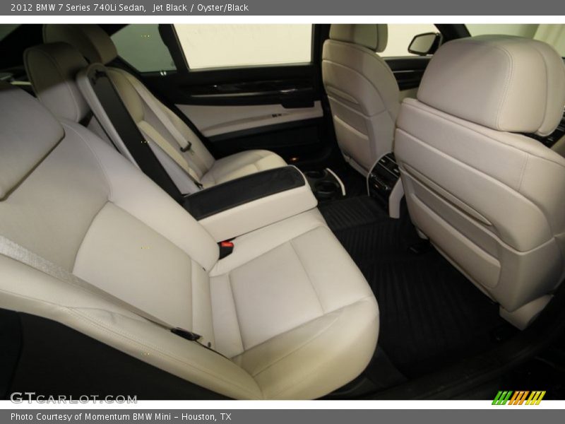 Jet Black / Oyster/Black 2012 BMW 7 Series 740Li Sedan