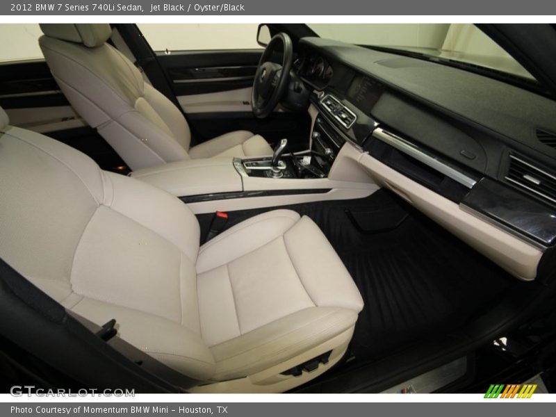 Jet Black / Oyster/Black 2012 BMW 7 Series 740Li Sedan