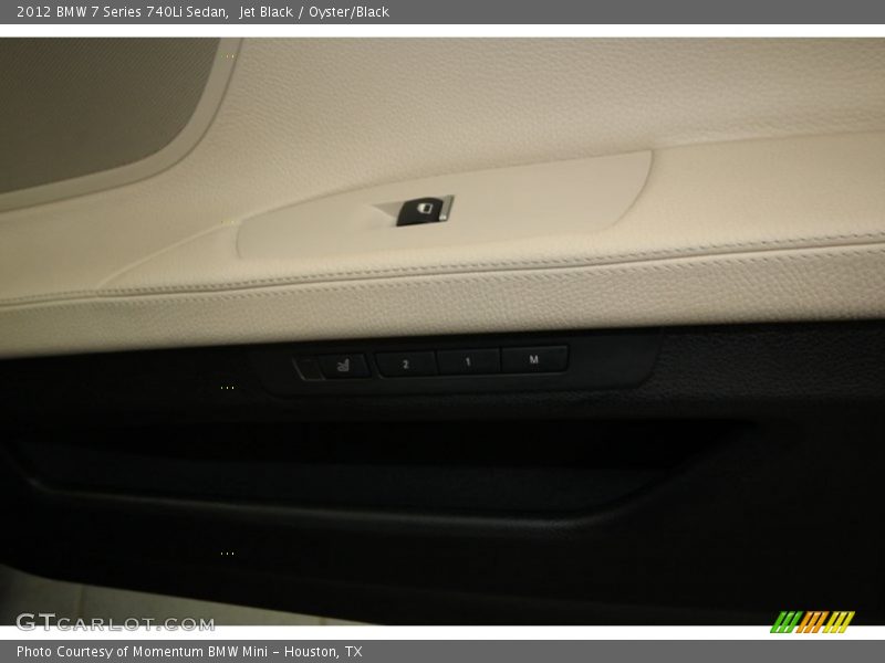 Jet Black / Oyster/Black 2012 BMW 7 Series 740Li Sedan