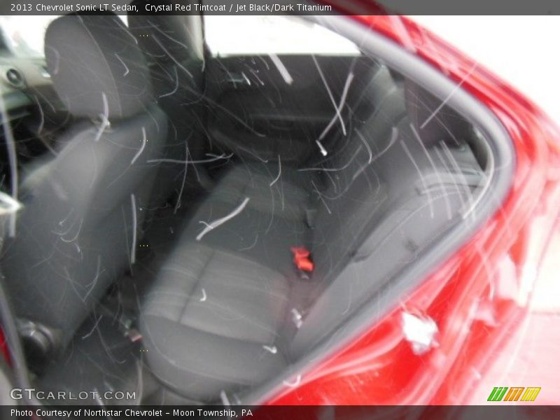 Crystal Red Tintcoat / Jet Black/Dark Titanium 2013 Chevrolet Sonic LT Sedan