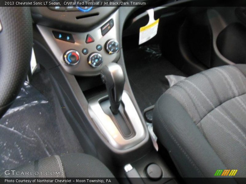 Crystal Red Tintcoat / Jet Black/Dark Titanium 2013 Chevrolet Sonic LT Sedan