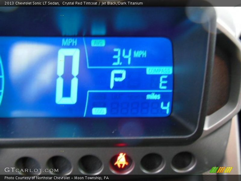 Crystal Red Tintcoat / Jet Black/Dark Titanium 2013 Chevrolet Sonic LT Sedan