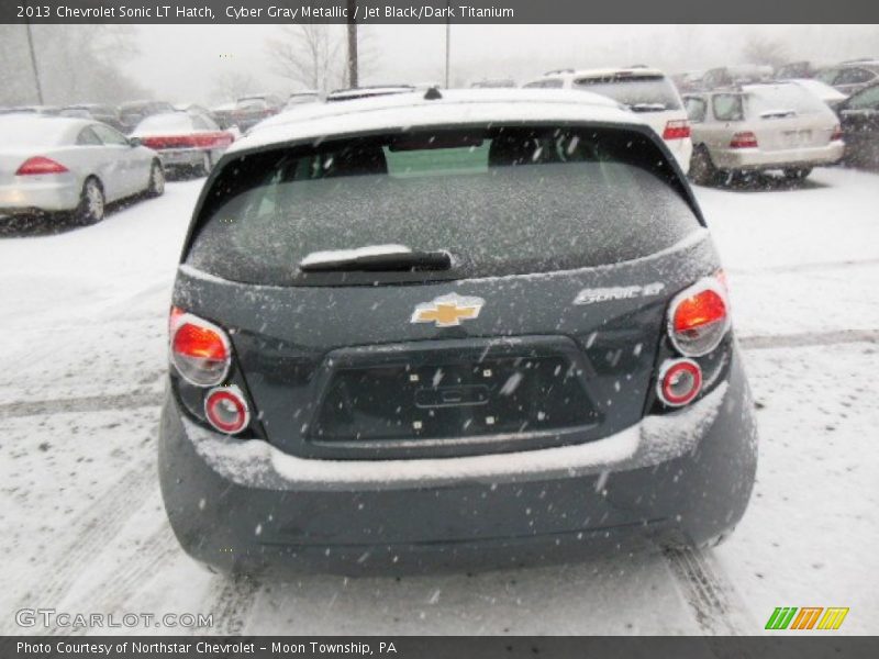 Cyber Gray Metallic / Jet Black/Dark Titanium 2013 Chevrolet Sonic LT Hatch