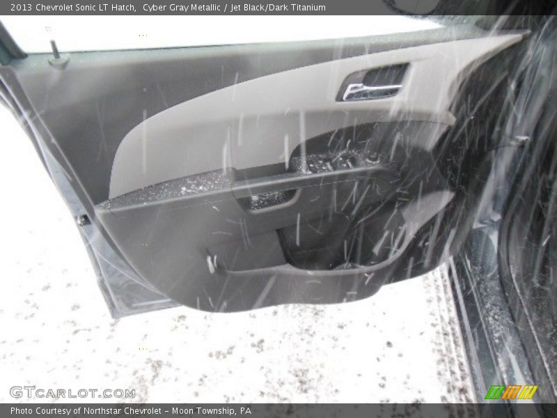 Cyber Gray Metallic / Jet Black/Dark Titanium 2013 Chevrolet Sonic LT Hatch
