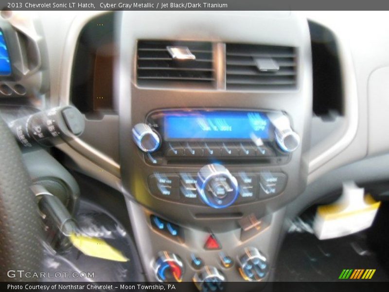 Cyber Gray Metallic / Jet Black/Dark Titanium 2013 Chevrolet Sonic LT Hatch