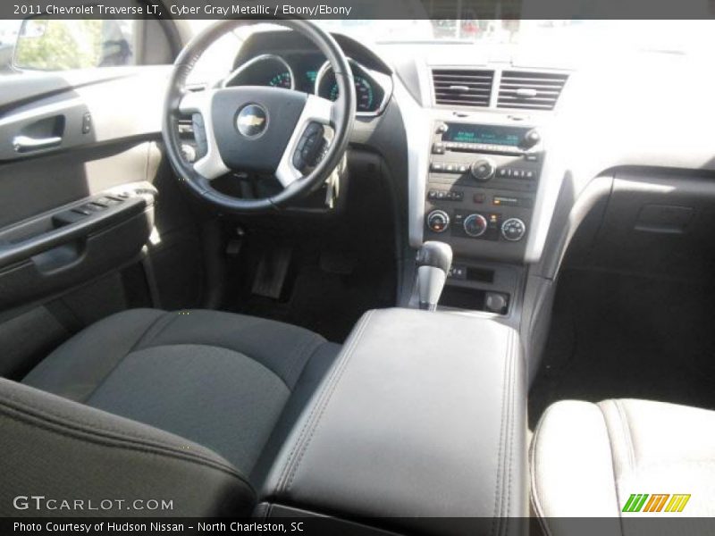 Cyber Gray Metallic / Ebony/Ebony 2011 Chevrolet Traverse LT