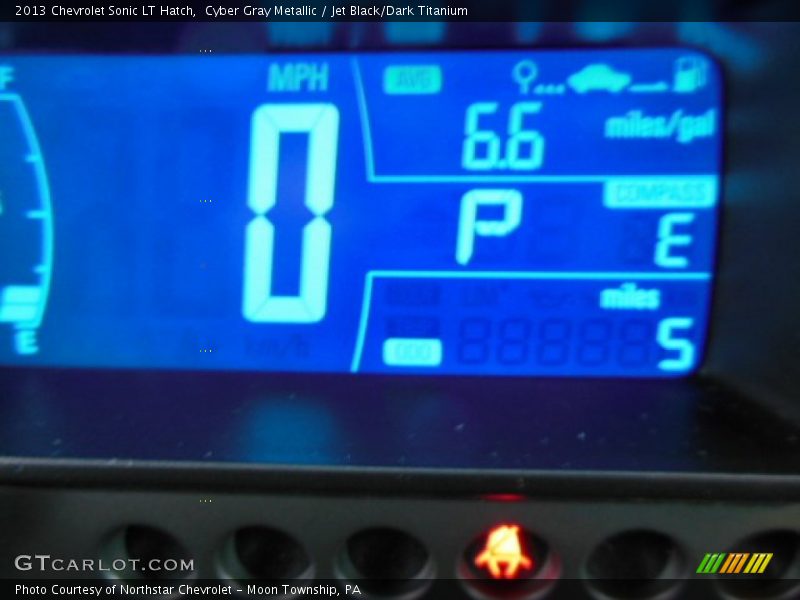 Cyber Gray Metallic / Jet Black/Dark Titanium 2013 Chevrolet Sonic LT Hatch