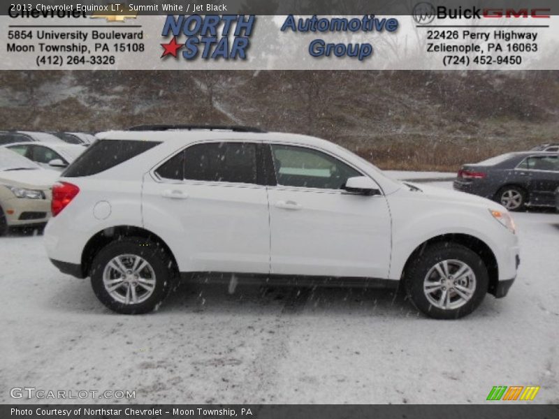 Summit White / Jet Black 2013 Chevrolet Equinox LT