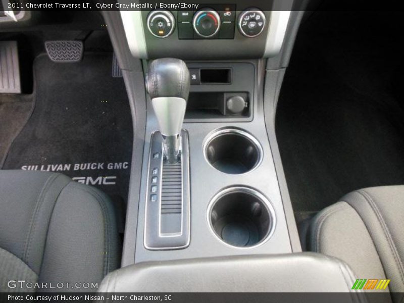 Cyber Gray Metallic / Ebony/Ebony 2011 Chevrolet Traverse LT