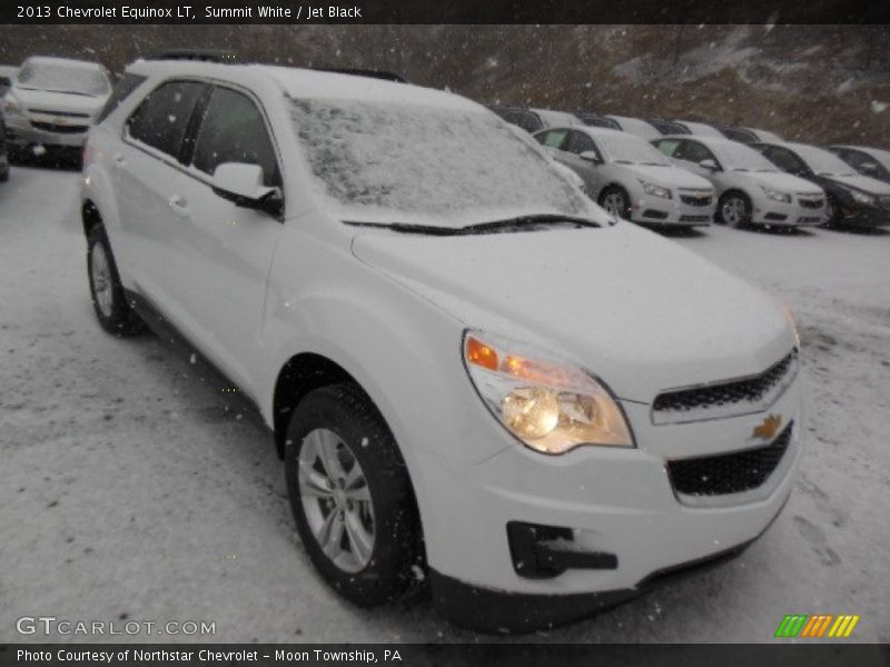 Summit White / Jet Black 2013 Chevrolet Equinox LT