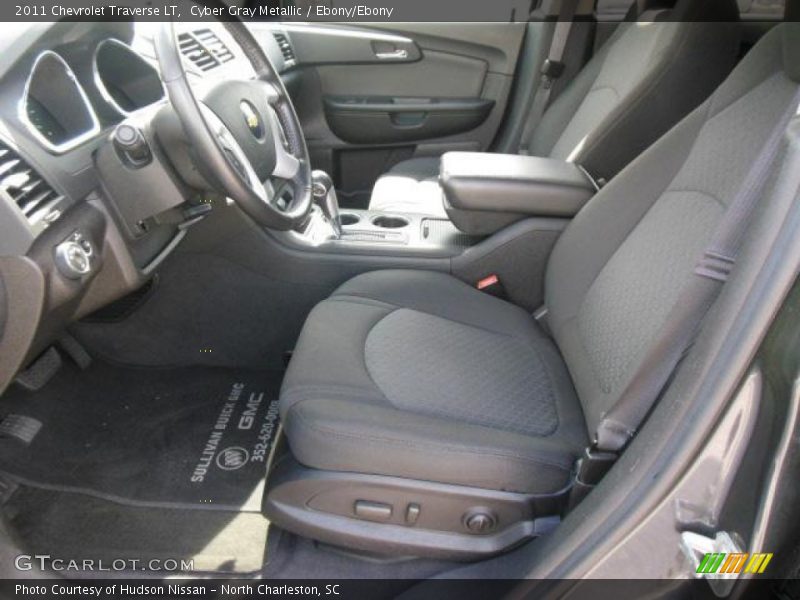 Cyber Gray Metallic / Ebony/Ebony 2011 Chevrolet Traverse LT