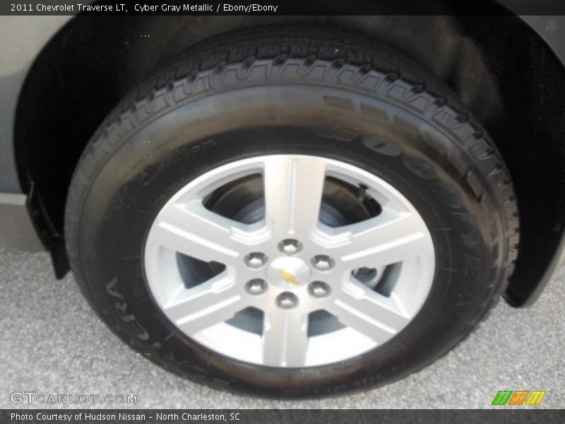 Cyber Gray Metallic / Ebony/Ebony 2011 Chevrolet Traverse LT