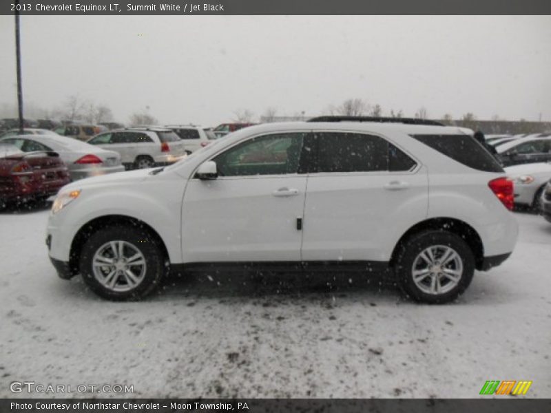 Summit White / Jet Black 2013 Chevrolet Equinox LT