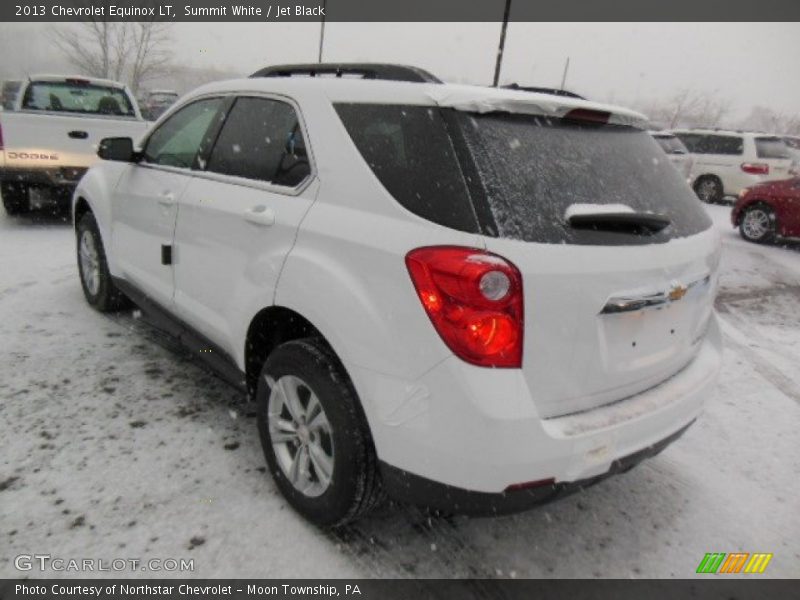 Summit White / Jet Black 2013 Chevrolet Equinox LT