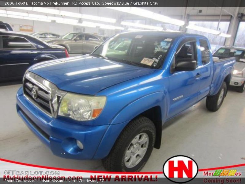 Speedway Blue / Graphite Gray 2006 Toyota Tacoma V6 PreRunner TRD Access Cab