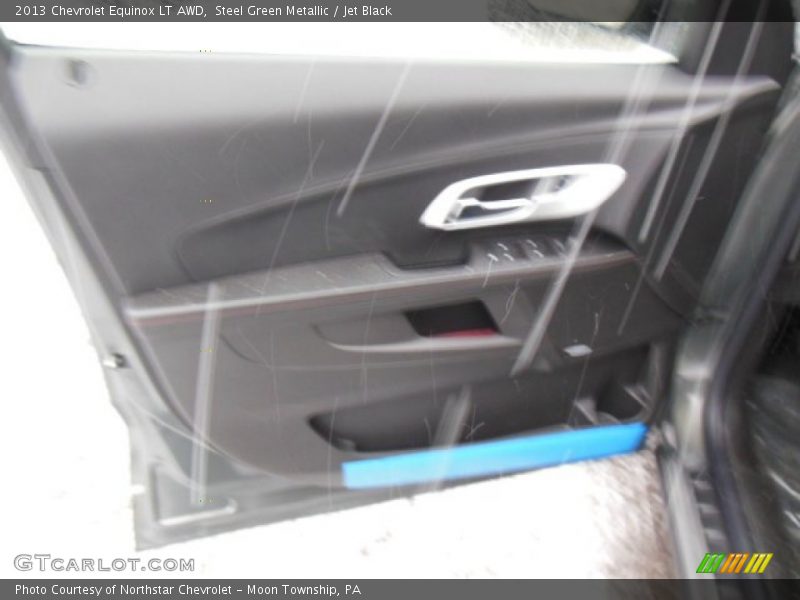 Steel Green Metallic / Jet Black 2013 Chevrolet Equinox LT AWD