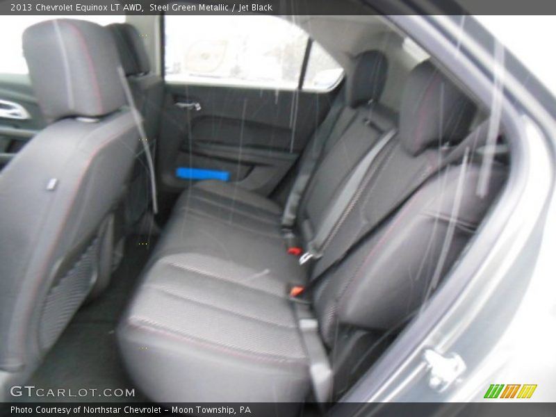 Steel Green Metallic / Jet Black 2013 Chevrolet Equinox LT AWD