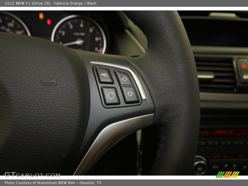 Valencia Orange / Black 2013 BMW X1 sDrive 28i