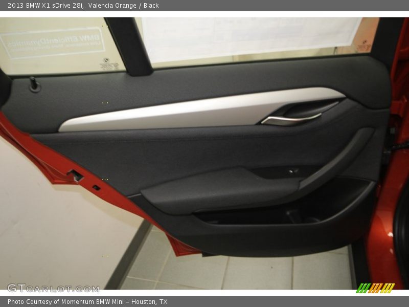 Valencia Orange / Black 2013 BMW X1 sDrive 28i