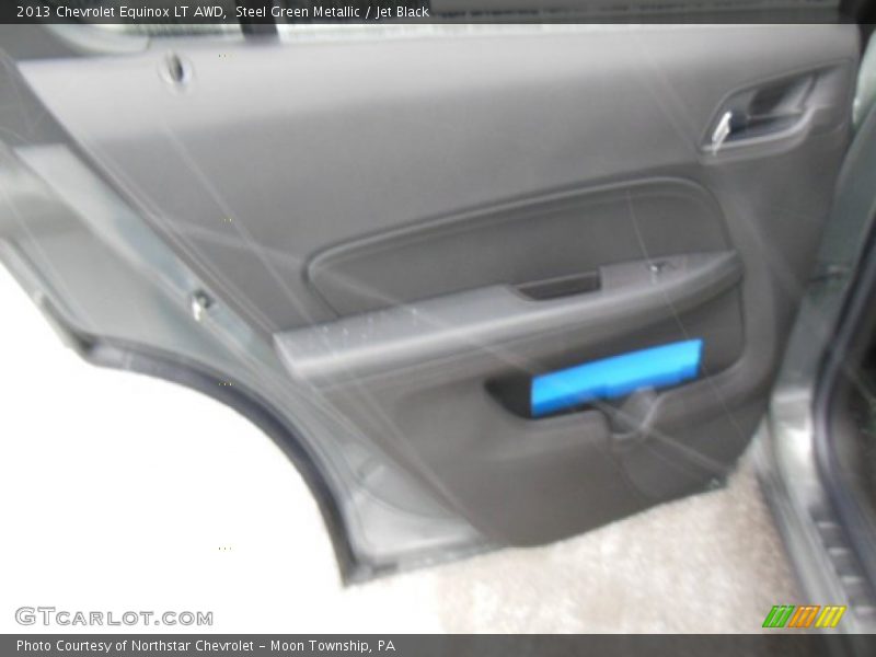 Steel Green Metallic / Jet Black 2013 Chevrolet Equinox LT AWD
