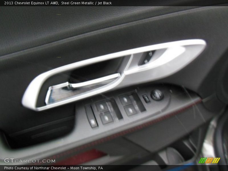 Steel Green Metallic / Jet Black 2013 Chevrolet Equinox LT AWD
