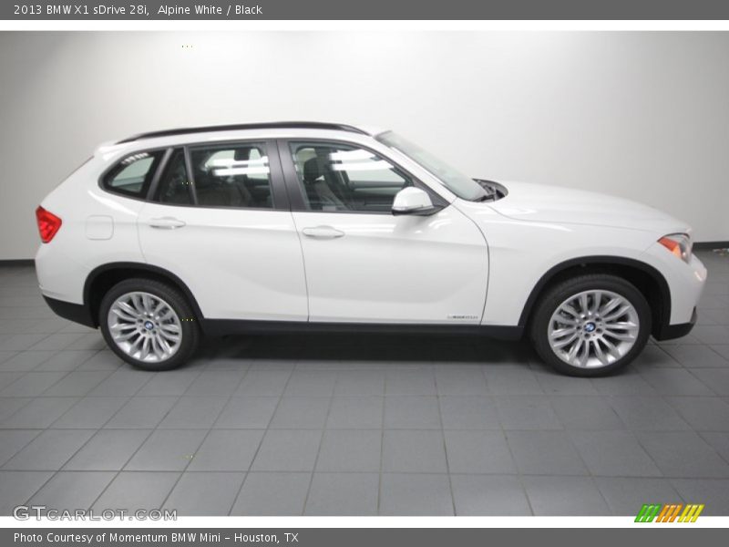 Alpine White / Black 2013 BMW X1 sDrive 28i
