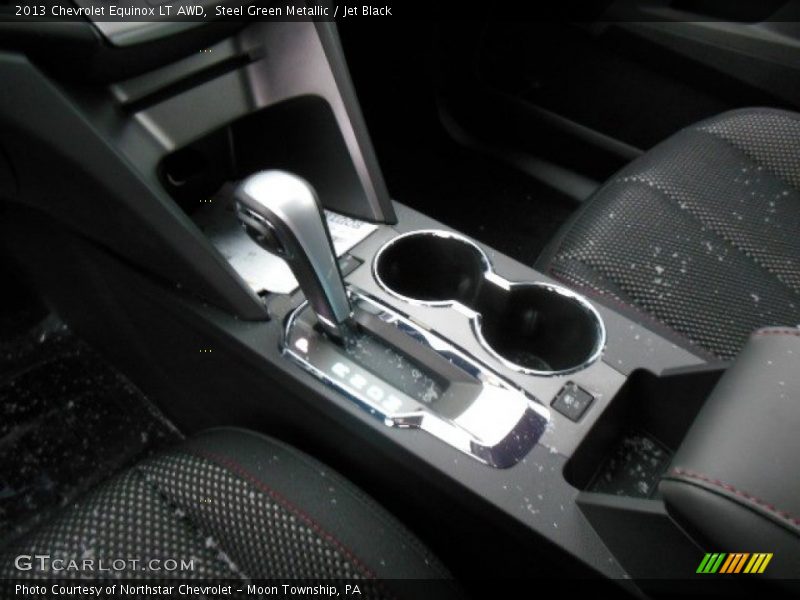 Steel Green Metallic / Jet Black 2013 Chevrolet Equinox LT AWD