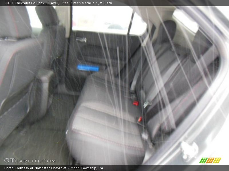 Steel Green Metallic / Jet Black 2013 Chevrolet Equinox LT AWD