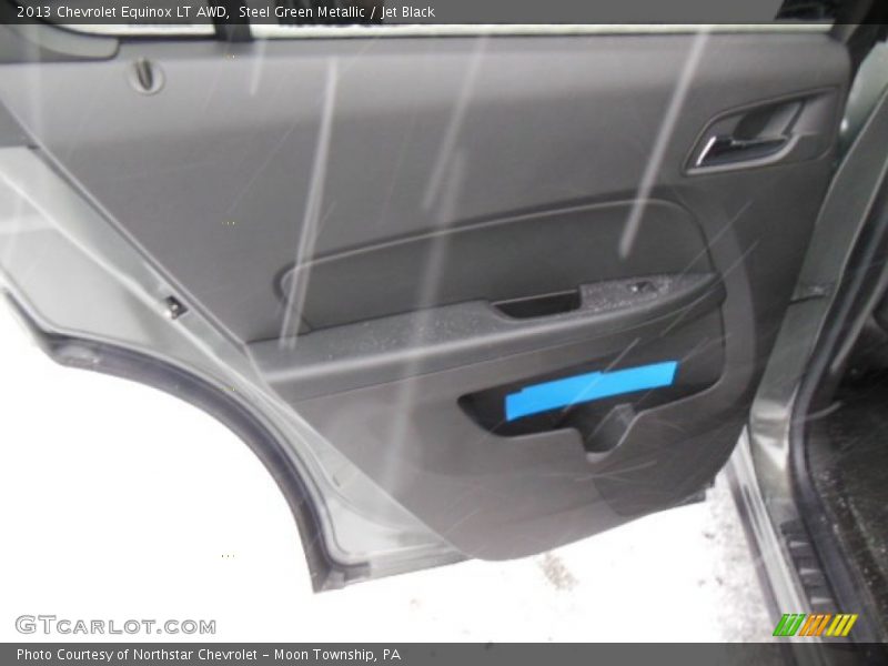 Steel Green Metallic / Jet Black 2013 Chevrolet Equinox LT AWD