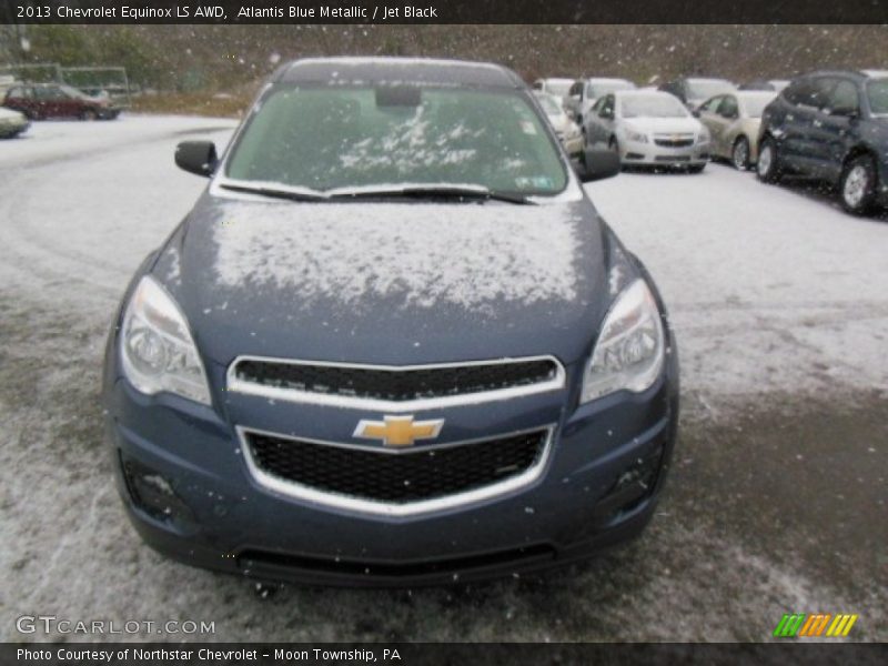 Atlantis Blue Metallic / Jet Black 2013 Chevrolet Equinox LS AWD