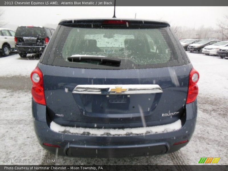 Atlantis Blue Metallic / Jet Black 2013 Chevrolet Equinox LS AWD