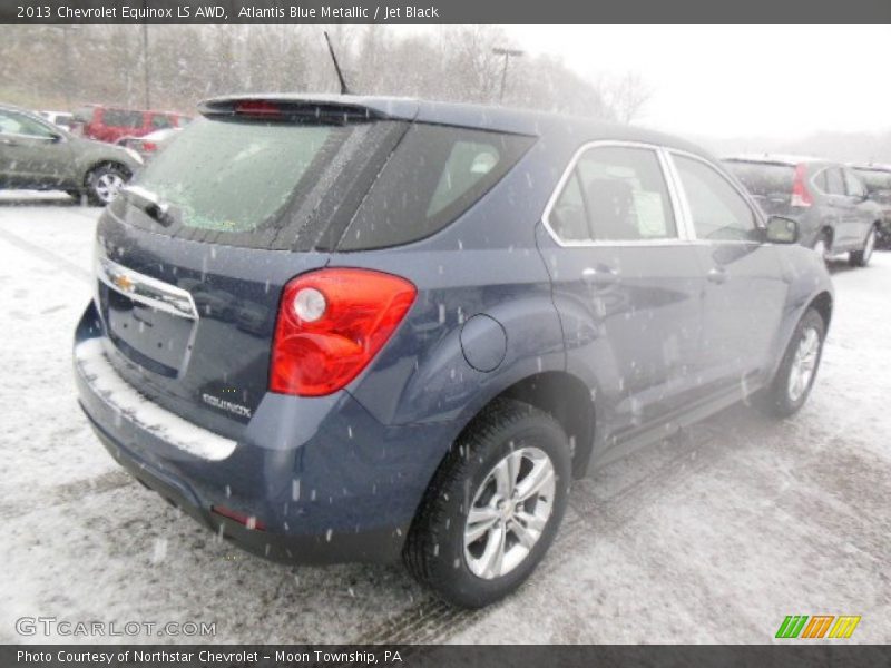 Atlantis Blue Metallic / Jet Black 2013 Chevrolet Equinox LS AWD