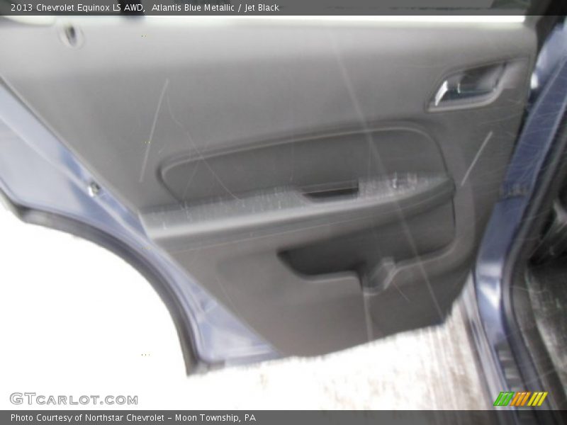 Atlantis Blue Metallic / Jet Black 2013 Chevrolet Equinox LS AWD